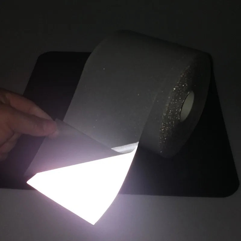 5M Reflective Heat Transfer Film Safety Reflector Sticker For Bag Shoes Cloth Heat Decals Roadway Night Warning Strip Stickers