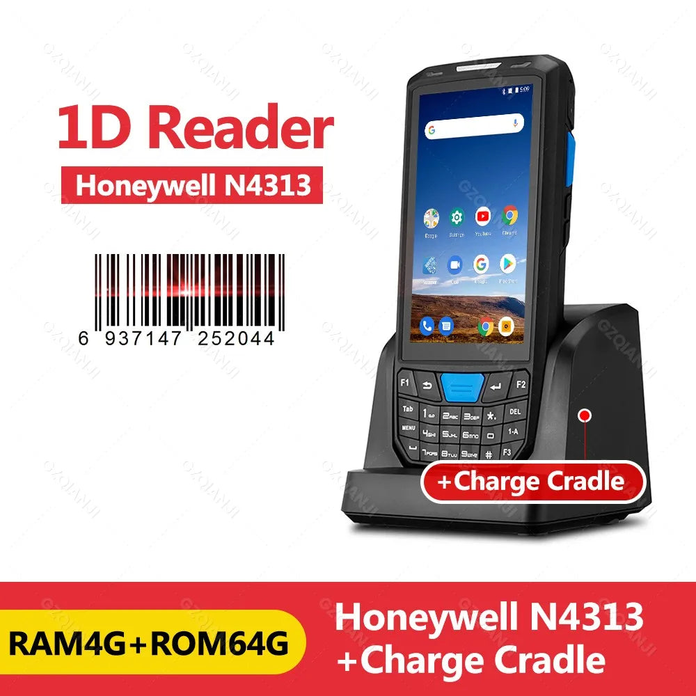 Android 13 PDA Rugged Handheld Terminal PDA Data Collector Honeywell 1D 2D QR Barcode Scanner Inventory Wireless 4G GPS POS PDA