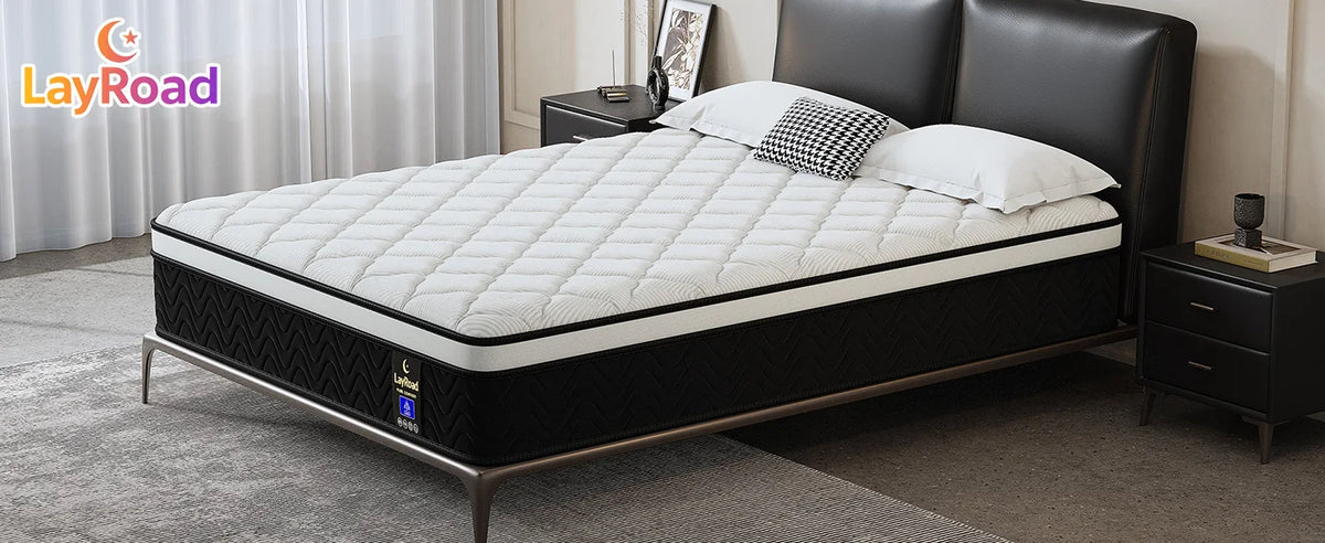 12 Inch Gel Memory Foam Hybrid Mattress,Twin Full Quenn King Individual Pocket Coil Innerspring Mattress for Pressure Relief & Motion Isolation, Medium Firm Mattress for Bedroom, CertiPUR‑US Certified