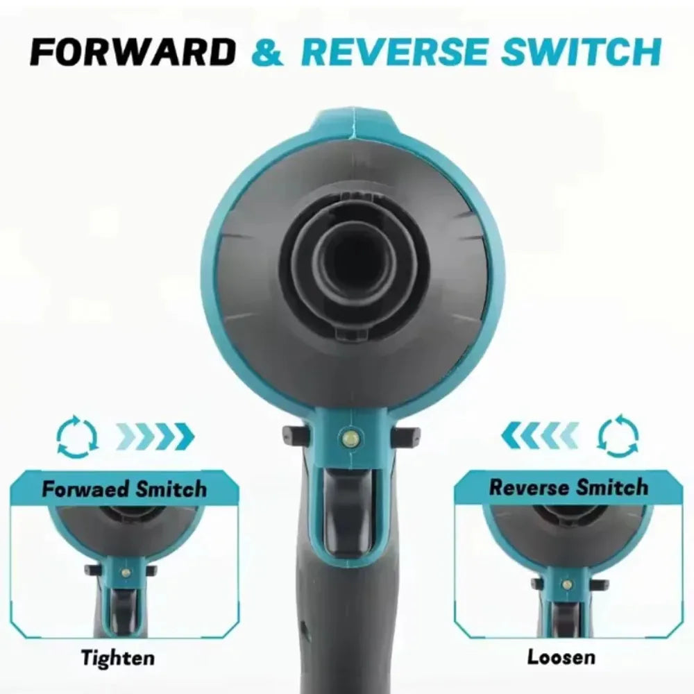 2026 New Makita DAS180 18V Cordless Air Duster, portable dust cleaner ideal for narrow gaps and dead corners cleaning
