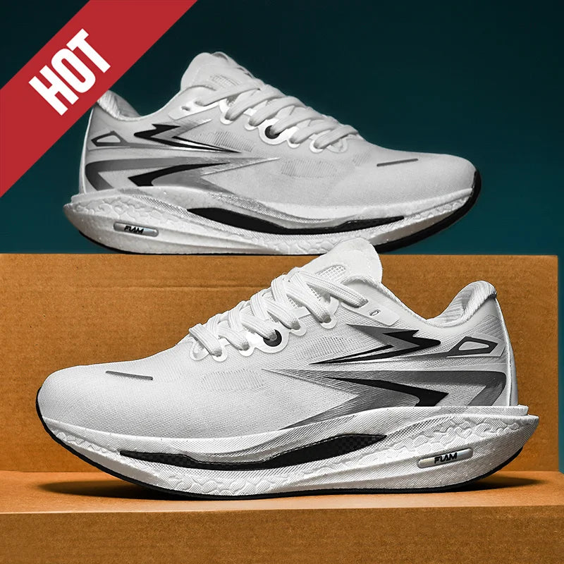 Men's Casual Sneakers Marathon Breathable Lightweight Comfortable Suitable for Outdoor Running Walking Daily Sports Men's Shoes