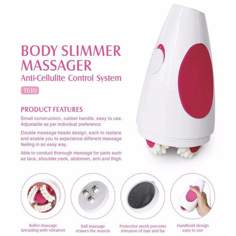 Roller Massager Anti-Cellulite Massager Infrared Electric Body Slimming&Relaxing Muscle 3D Roller Device Weight Loss Fat Remove