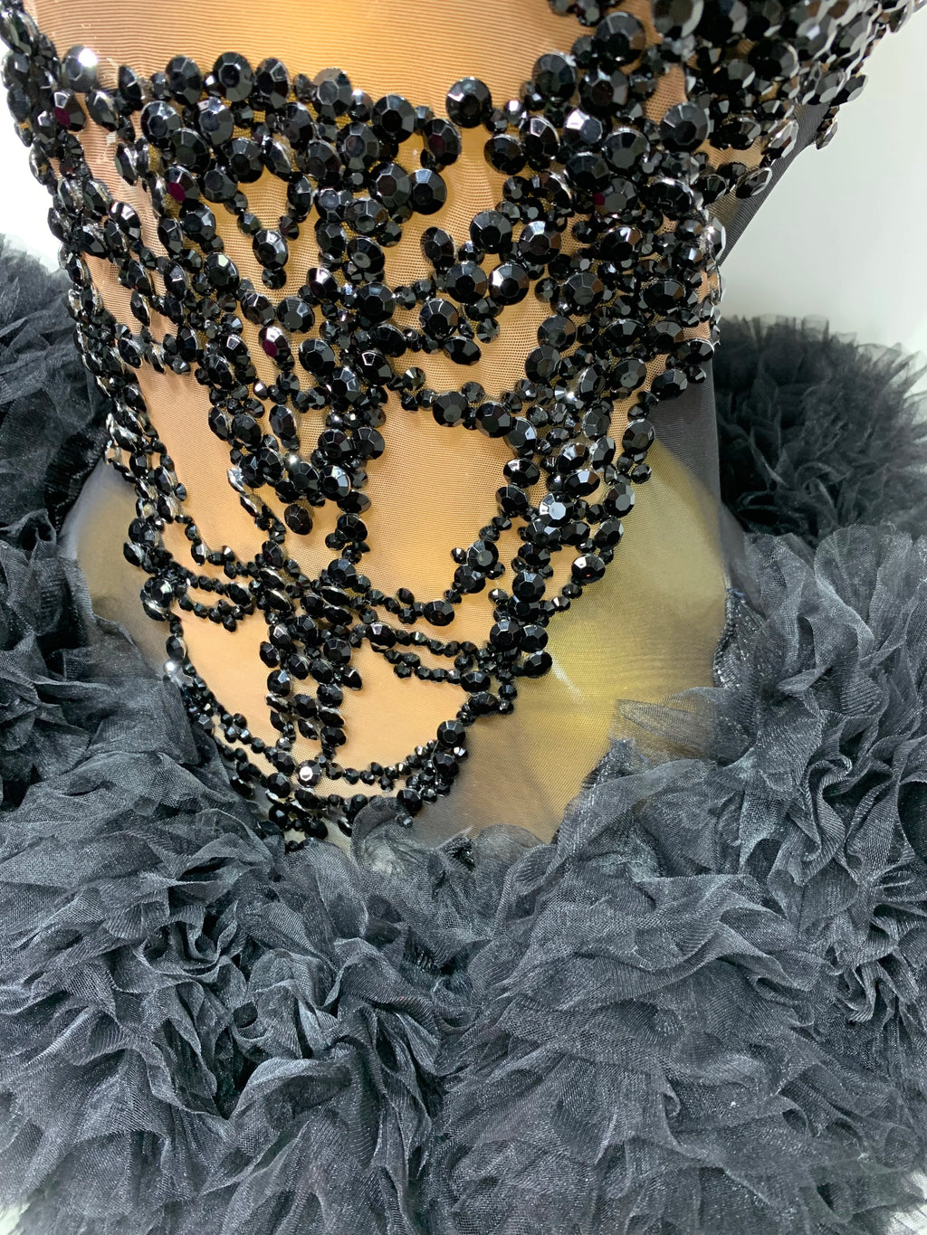 Luxury Women Sexy Sparkly Rhinestone Sleeveless Mesh See Through Bodycon Mini Birthday Dress Evening Party Performance Costume