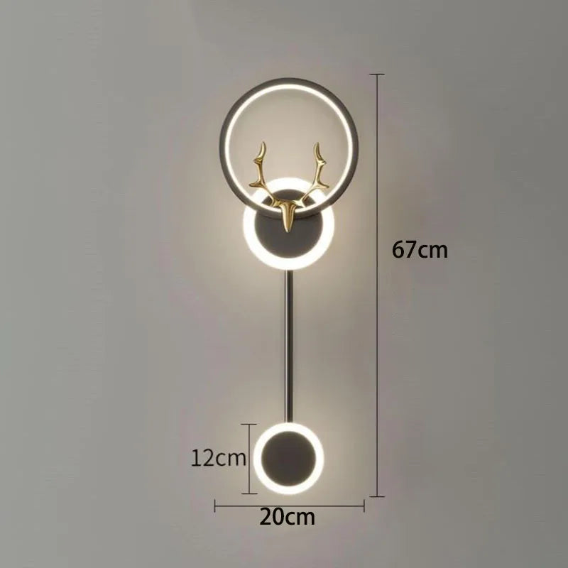 Wall Light Modern Living Room Decor Bedroom Led Lights Lamps Tokio Hotel Lamp Bedside Table Home Decoration Lighting for Dining