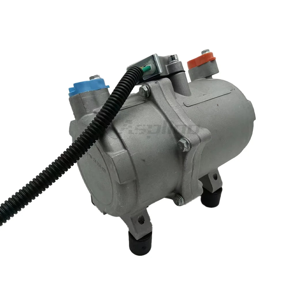 Electric Air Conditioning Compressor Set Air Conditioner Compressor with Control Panel 12V for Car Truck Bus Automotive Boat