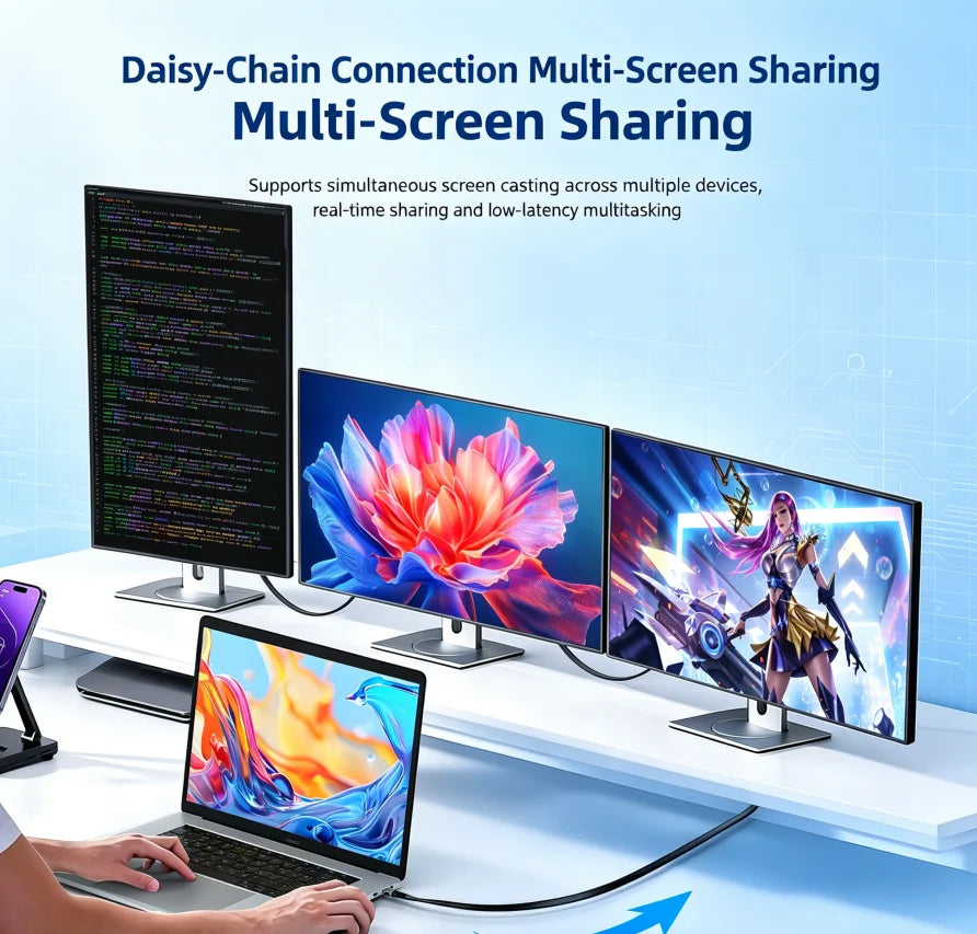 Uyellow USB 5 Cable 80Gbps 240W 16K Type C To C Fast Charging Thunderbolt 3 4 5 USB 5.0 to C Data Transfer Cable Laptop