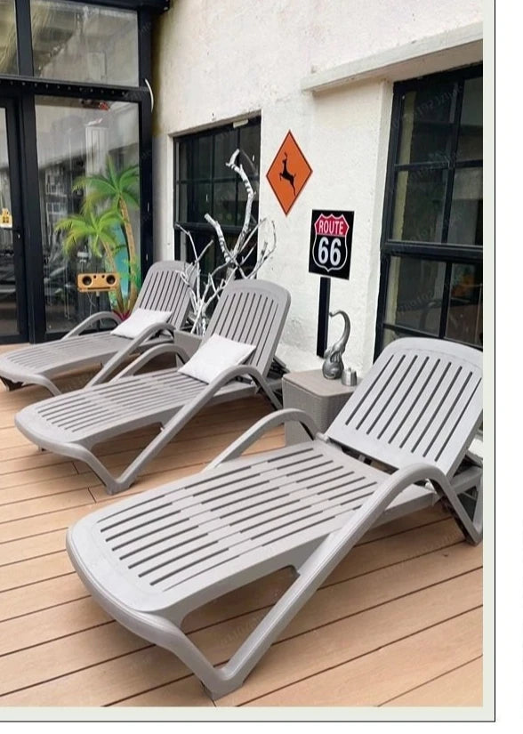 Outdoor Swimming Pool Beach Lounger Homestay Indoor Bath Hot Spring Hotel Clubhouse Lounger