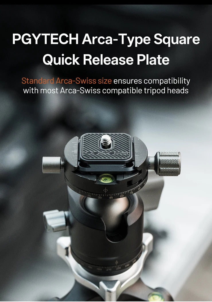 PGYTECH Camera Shoulder Strap Mount Quick Release Clamp & Plate Kit, Aluminum Alloy Arca Swiss Plate Camera Adapter