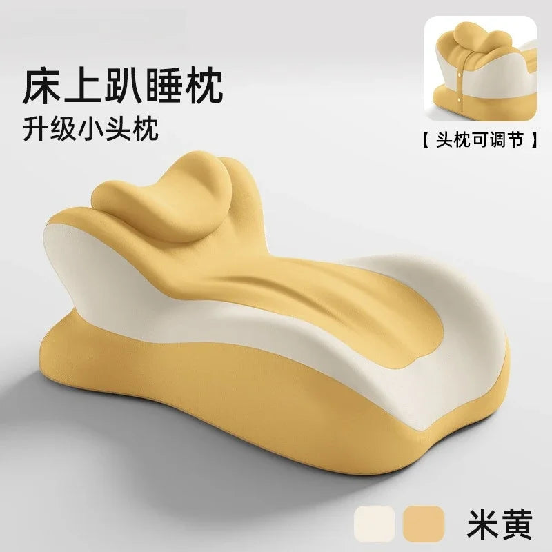 Multifunctional Memory Foam Prone Pillow Reading Support