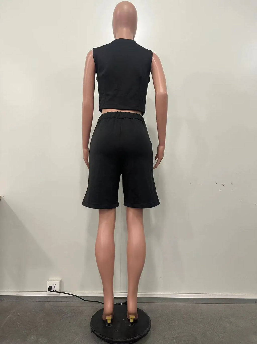 Shorts Pant Set Women Two Piece Sets V Neck Sleeveless Vests Tops Short Pants High Waist Y2k Streetwear Casual Solid 2026