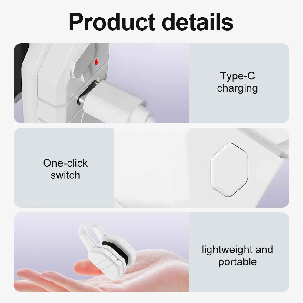 Beauty Nose Shaper Clip Microcurrent Pulse Vibration High Bridge Nose Sculpting Massager Nose Up Lifter Massage Tool