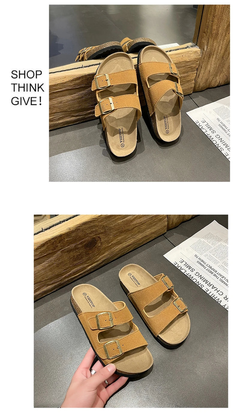 Summer Men Sandals Genuine Leather Mens Casual Shoes Outdoor Men Leather Sandals for Men Beach Shoes Roman mens Shoes