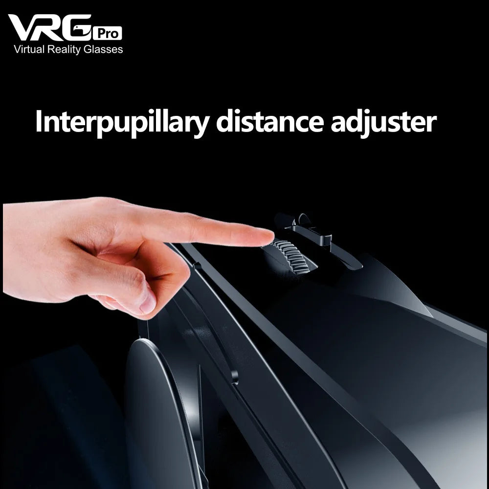 3D VR Headset Smart Glasses Virtual Reality Helmet for Smartphones Cell Phone Mobile 7 Inches Lenses Binoculars Devices Goggles