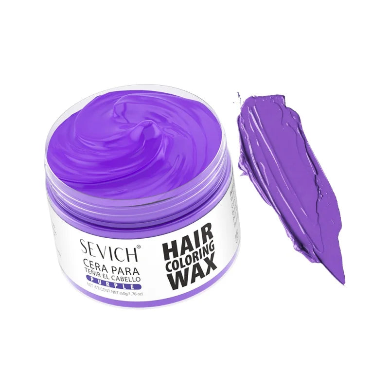 13 Colors Halloween Hair Colour Wax 50g/120g DIY Temporary Dye Hair Mud Wax Hair Colour Cream For Daily Party Cosplay Men&Women