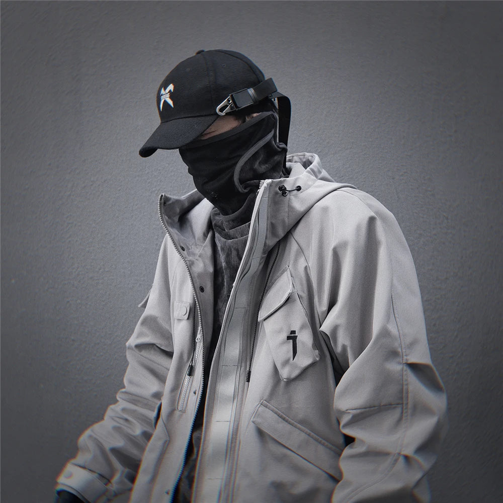 11 BYBB'S DARK 2025 Tactical Jackets Hooded Windbreaker Mens Cargo Function Jacket Fashion Coats Outwear Techwear Streetwear  ﻿