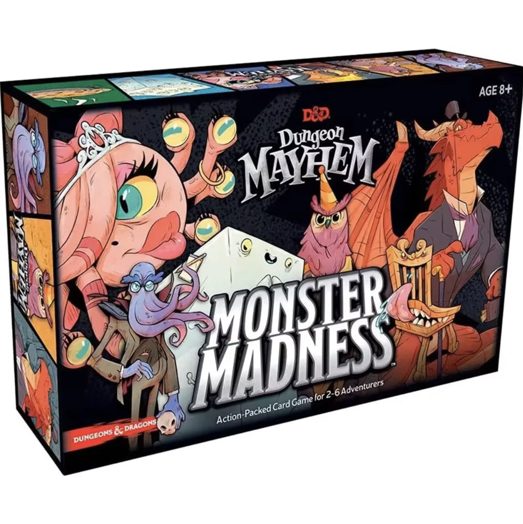 Dungeon Mayhem Dungeons Dragons Card Game 120 Cards Board Game Monster Madness Party Game for Friends and Family