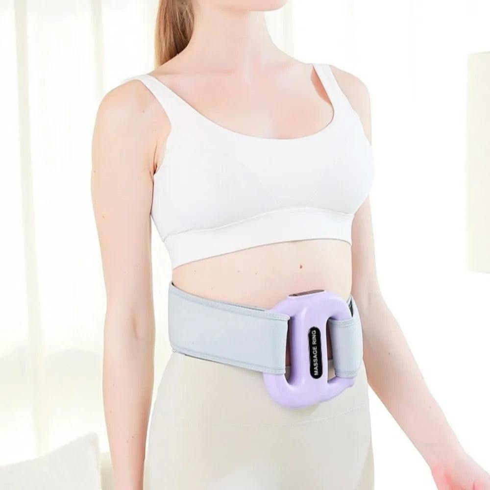 Multifunctional Fascia Massage Ring 5 Levels Vibration Electric Body Slimming Machine Fat Burning Low Noise