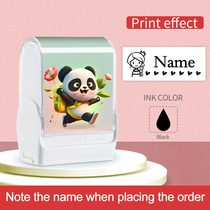 ‌Waterproof Personalized Stamp for Fabric,Custom Name Label Maker,Washable&Reusable Clothing Stamp,DIY Durable Laundry Organizer