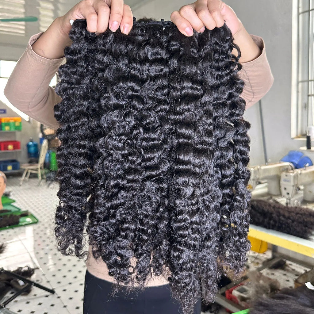 Raw Vietnamese Remy Human Hair Bone Straight Weft Bundles Double Drawn 14 Inches Tangle Free Factory Price Hair Weaving