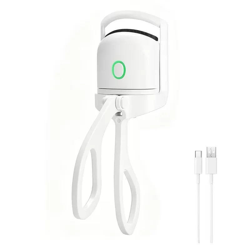USB Heated Eyelash Curler Quick Heating Long Lasting Curling Effect Beauty Makeup Tool