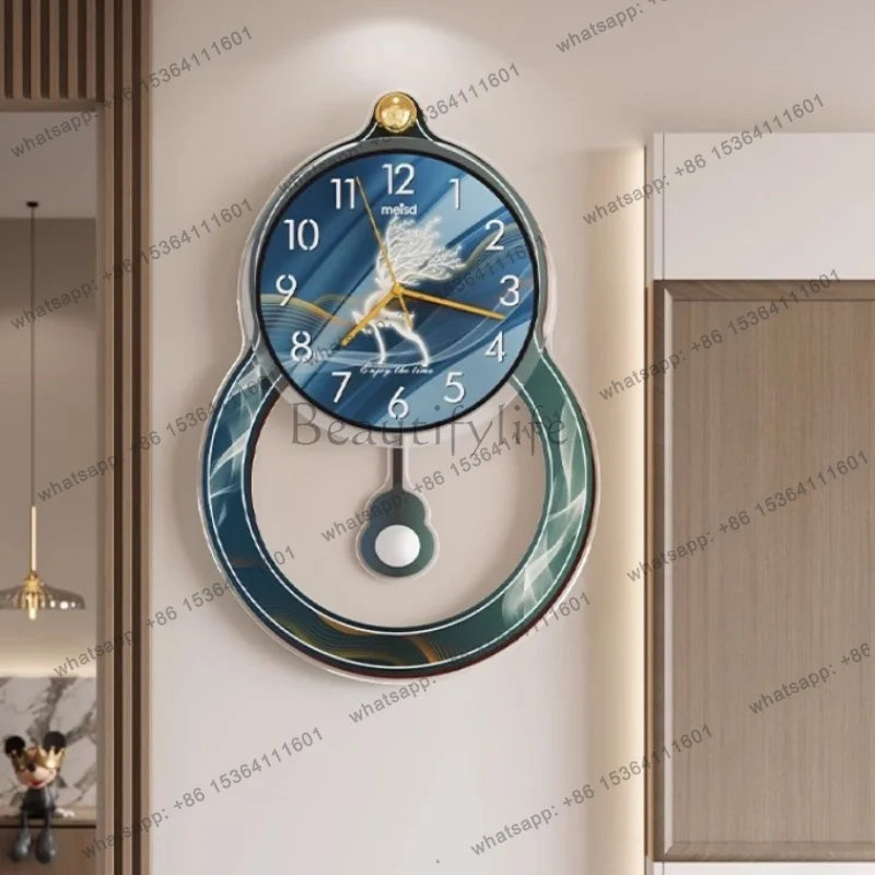 Kitchen Living Room Wall Clock Minimalist Design Unique Usa European Wall Clock Flowers Nordic Luxury Metal Horloge Decorarion