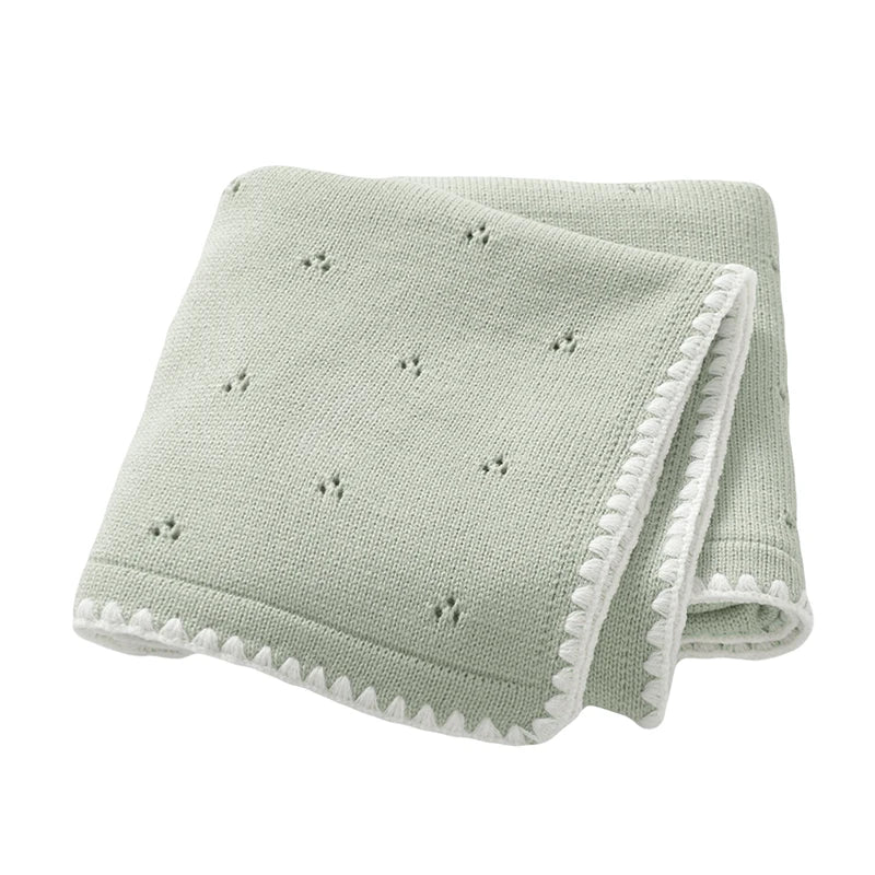 Soft Comfortable Baby Swaddle Blankets 90*70cm Newborn Boys Girls Knitted Sleeping Covers Stuff for Stroller Bassinet Infant Mat