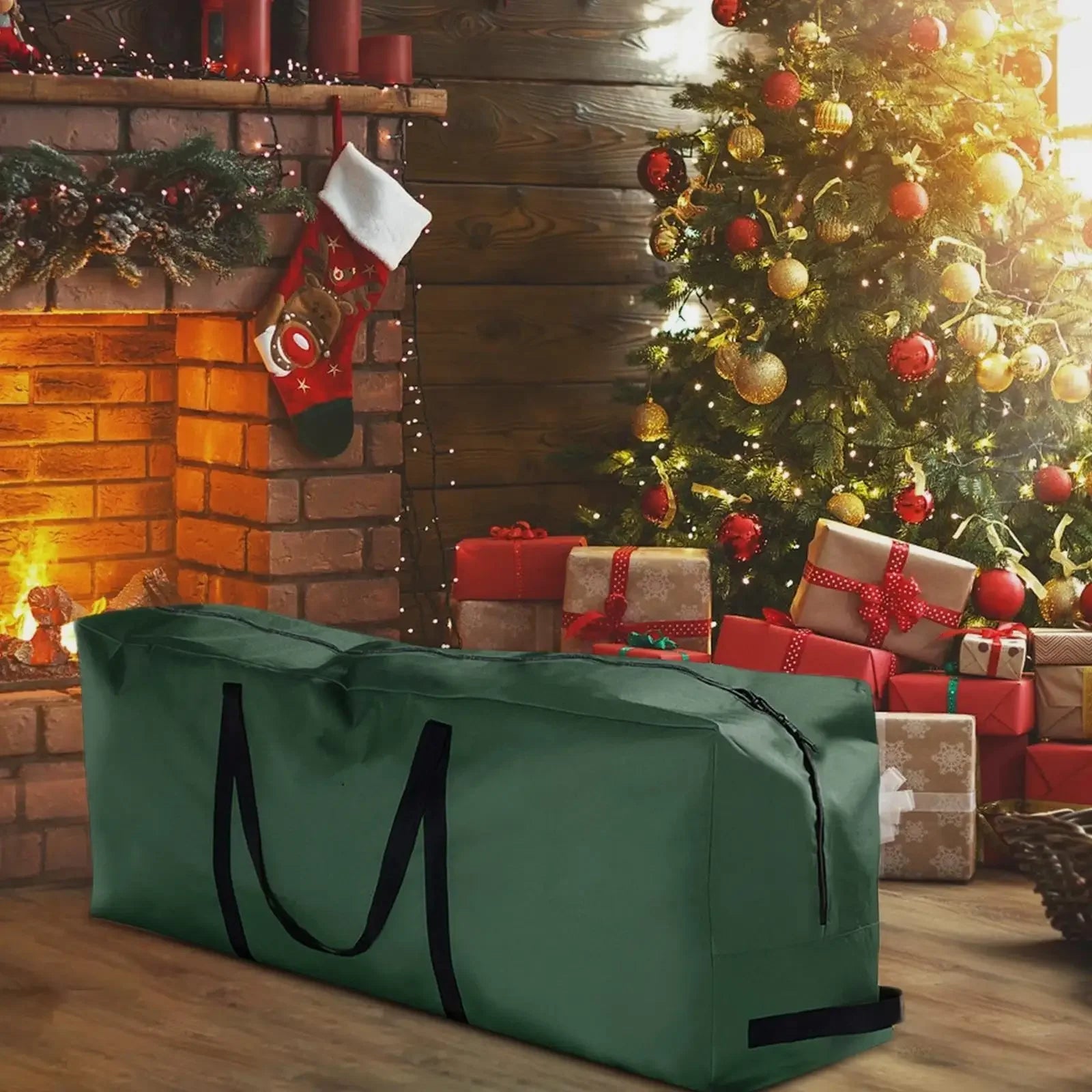 Christmas Tree Storage Organizer Bag Waterproof Christmas Xmax Decoration Storage Bag Household Dustproof Debris Storage Bag