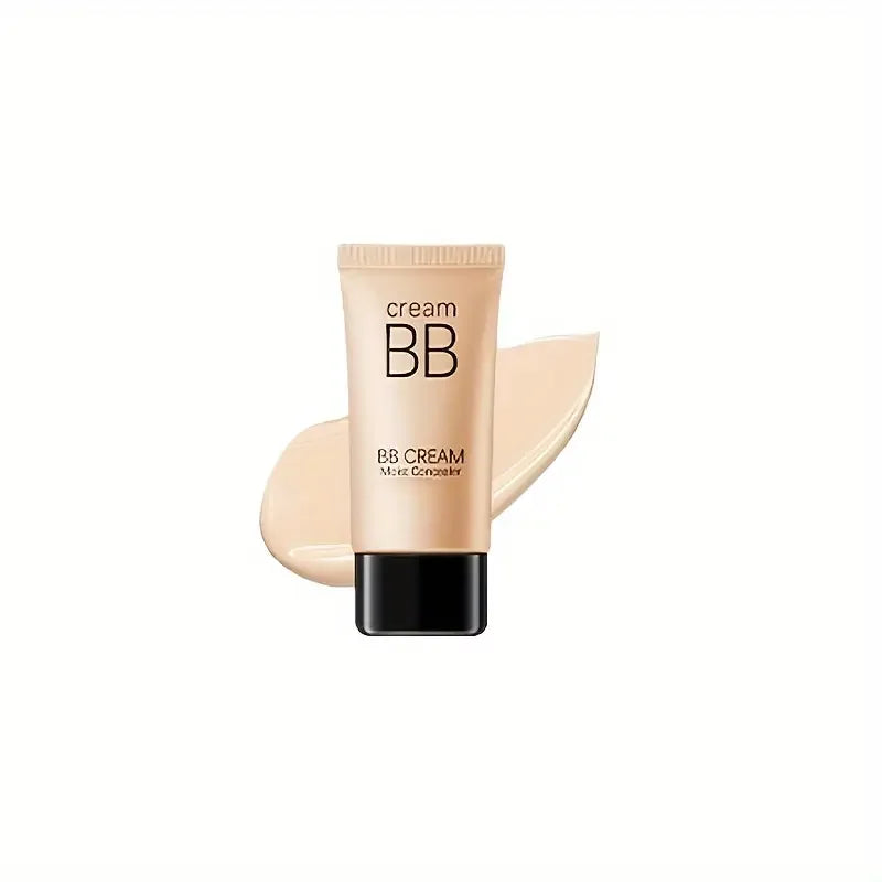 Waterproof BB Cream Full Coverage Concealer, Natural/Ivory  Long-Lasting Foundation Makeup,Oil Control,Even Skin Tone,Hide Pores