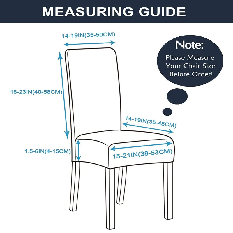 Stretch Dining Chair Covers Feature Textured Checked Jacquard Fabric Parsons Chair Slipcover Thick Chair Protectors