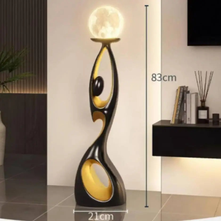 Modern Simple Creative Human-shaped Floor Lamp Next to the Living Room Sofa Light Luxury Bedroom Medieval Atmosphere Lamp