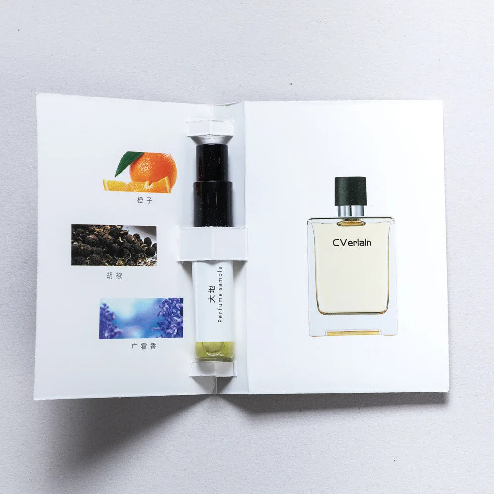 5 pack 3ML men's and women's perfume sample set eau de toilette long-lasting fragrance portable for travel easy to carry around