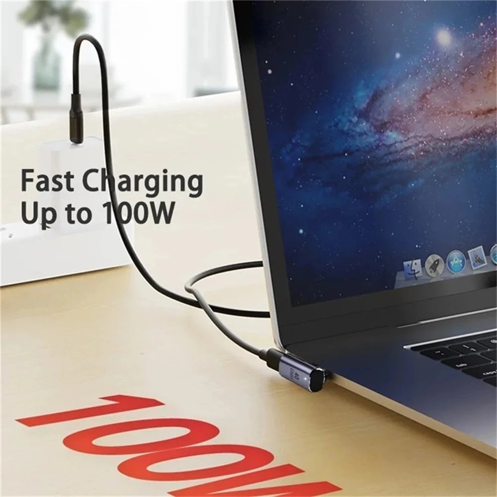 100W Type C Adapter OTG 40Gbps Magnetic Fast Data Transfer Tablet USB 4.0 Charging Converter for Phone Macbook Air Pro Laptop