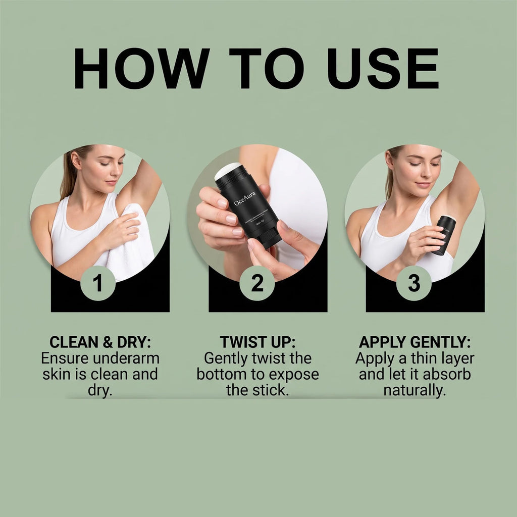 Fresh Woody Deodorant Stick Cucumber Cypress Fragrance Unisex Underarm Care Travel Use Long Lasting Odor Control Body Balm Stick