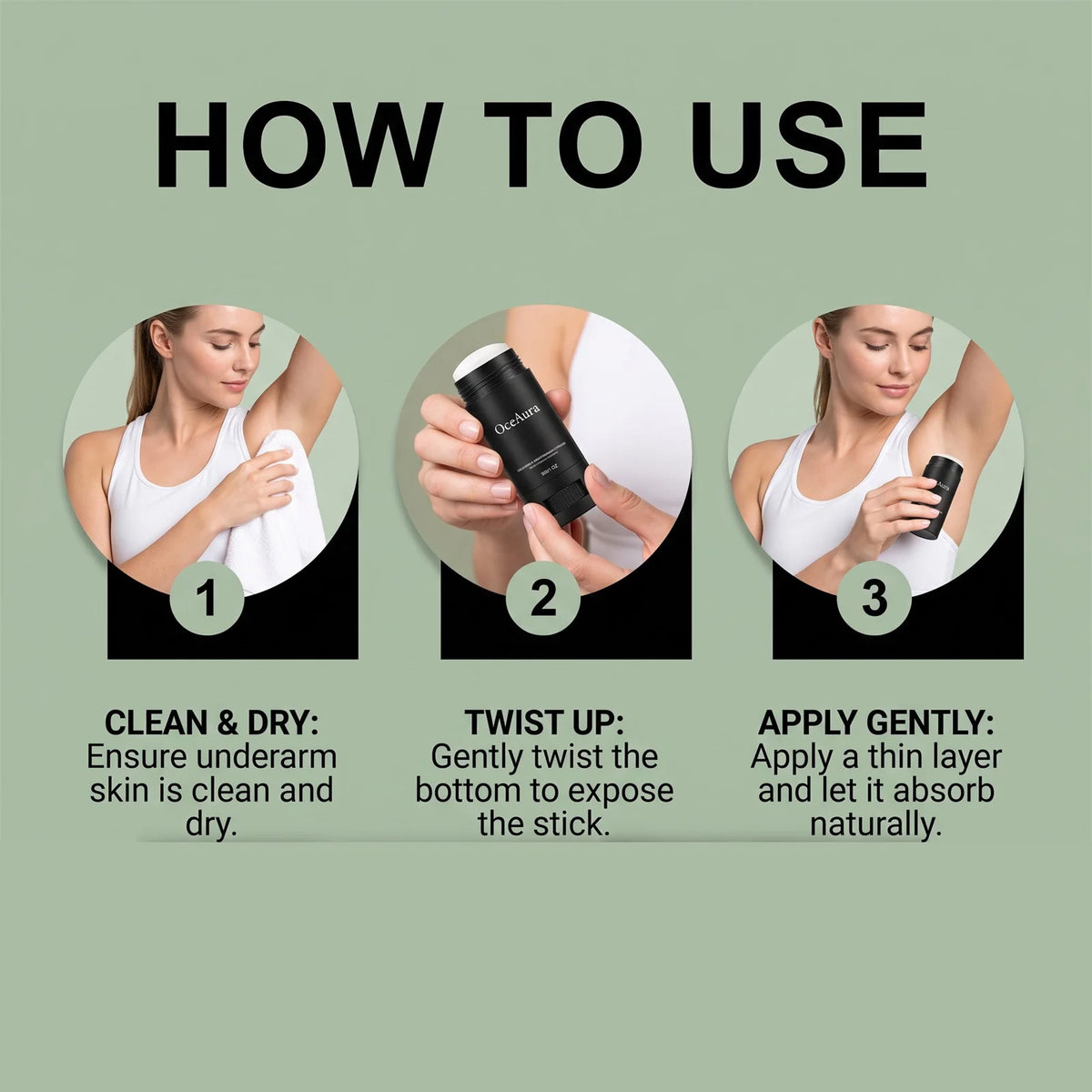 Fresh Woody Deodorant Stick Cucumber Cypress Fragrance Unisex Underarm Care Travel Use Long Lasting Odor Control Body Balm Stick