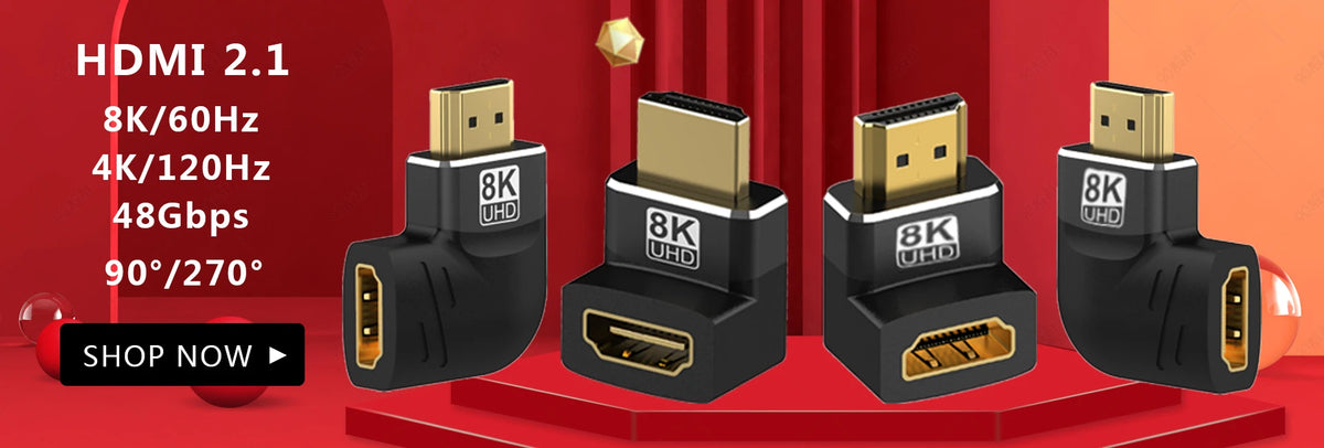 HDMI 2.1 Extension cable 8K HDMI 2.1 Cable Male to Female Extension 8K@60Hz 4K@120Hz For HDTV RTX PS5 Xbox HDR Video  PC Laptop
