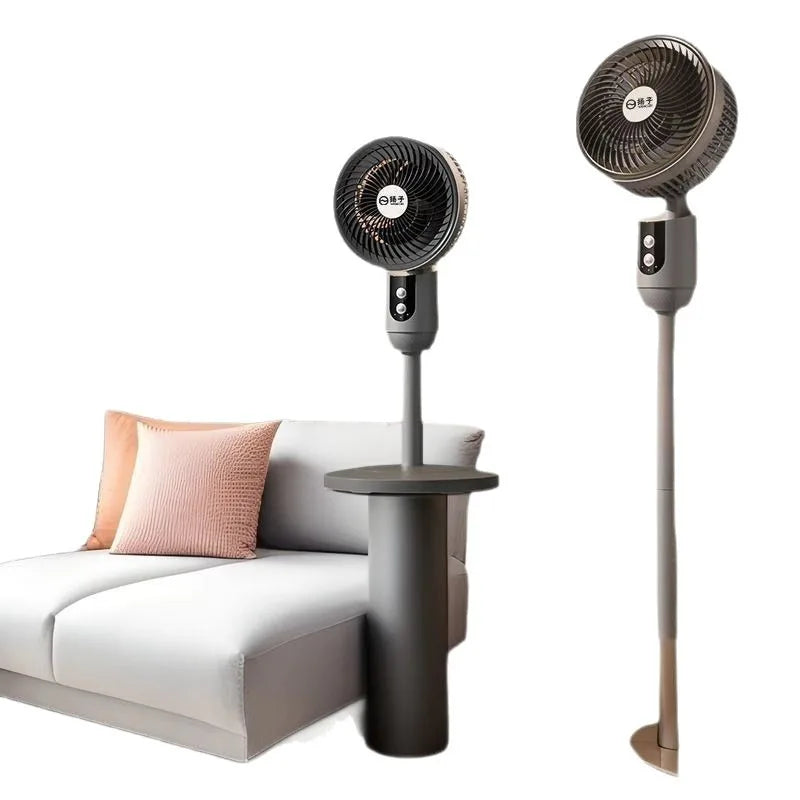Household floor fan three-speed wind silent electric fan floor fan high wind air circulation fan dual-purpose adjustable fan