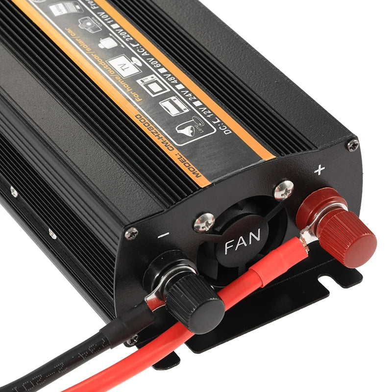 Pure Sine Wave Inverter DC 12V-AC 220V 3000W 4000W 6000W 8000W Portable Power Voltage Converter Car Home Outdoor Solar Inverter