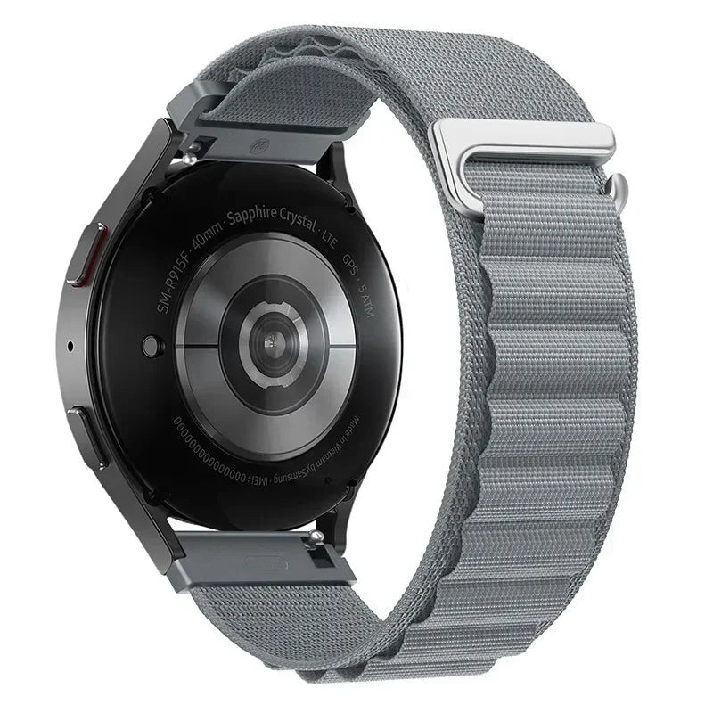 20mm 22mm Alpine Nylon Loop Band For Realme Watch 5/S/3 Oneplus Watch Lite/3/2/2R Comfortable Strap For Xiaomi Watch 5/S4-3-2-1