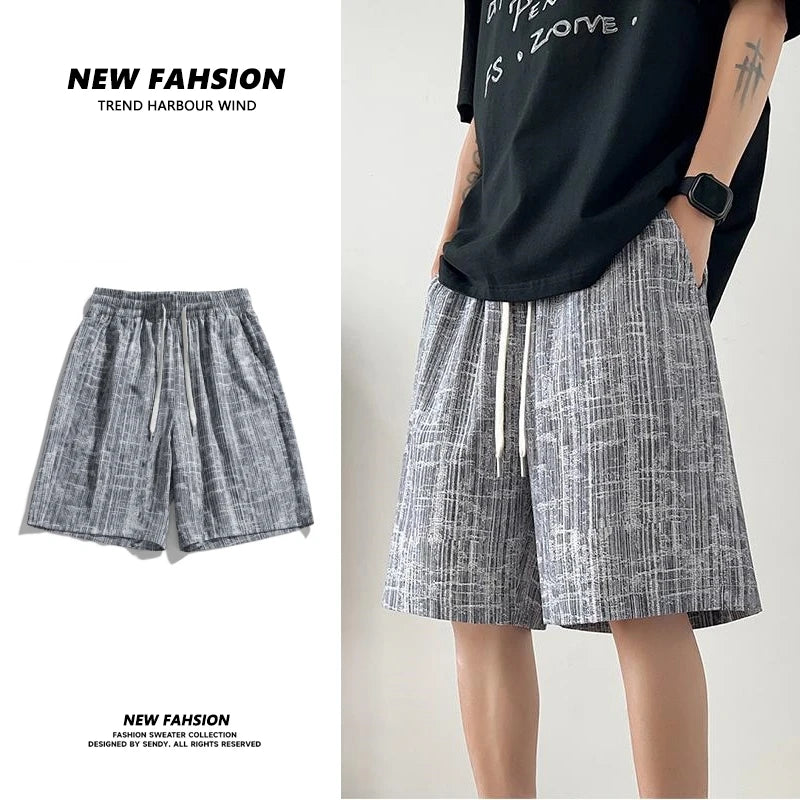Laege Size 8xl Shorts Men 7xl 6xl 5xl Summer Oversized Sweatpants Sprots Short Pants Printed Streetwear Loose Casual Shorts Male