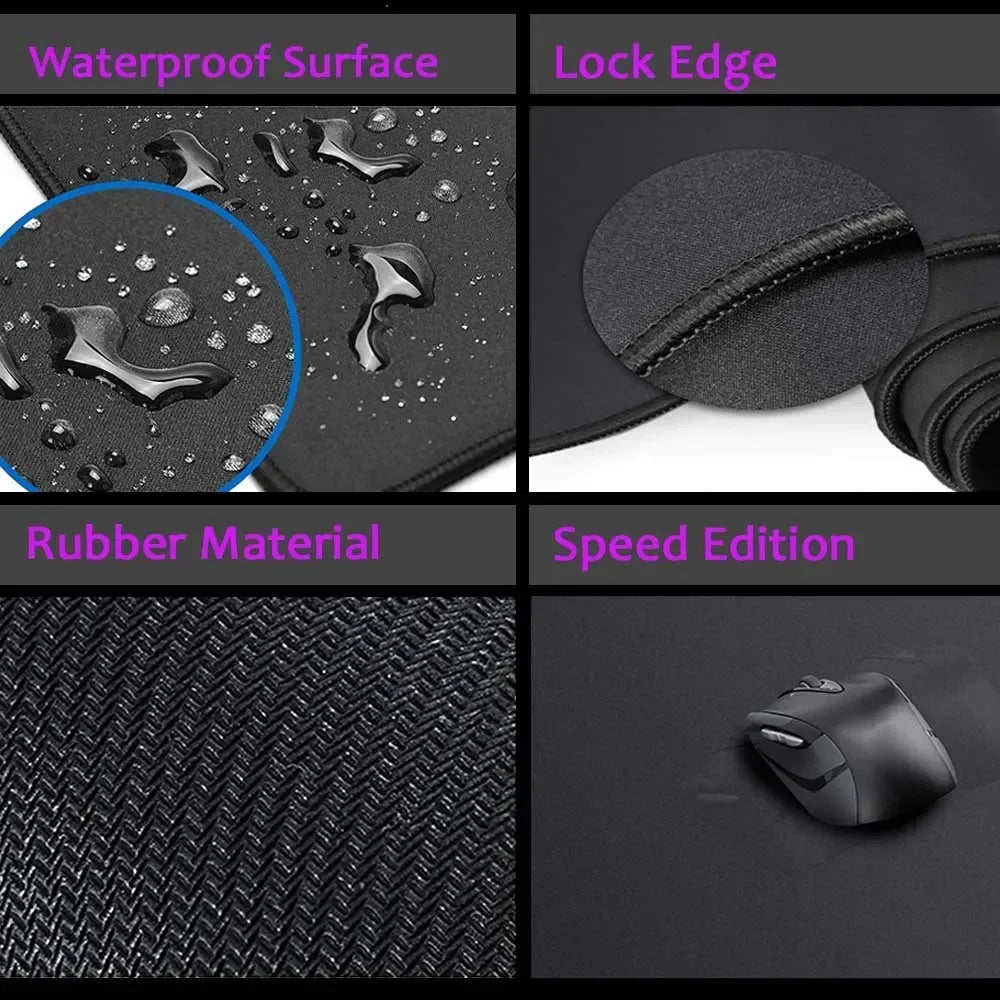 Purple Terrain Texture Pattern Mouse Pad, Minimalist Style Table Pad, Large Mouse Pad, Perfect Gift for Friends and Colleagues.