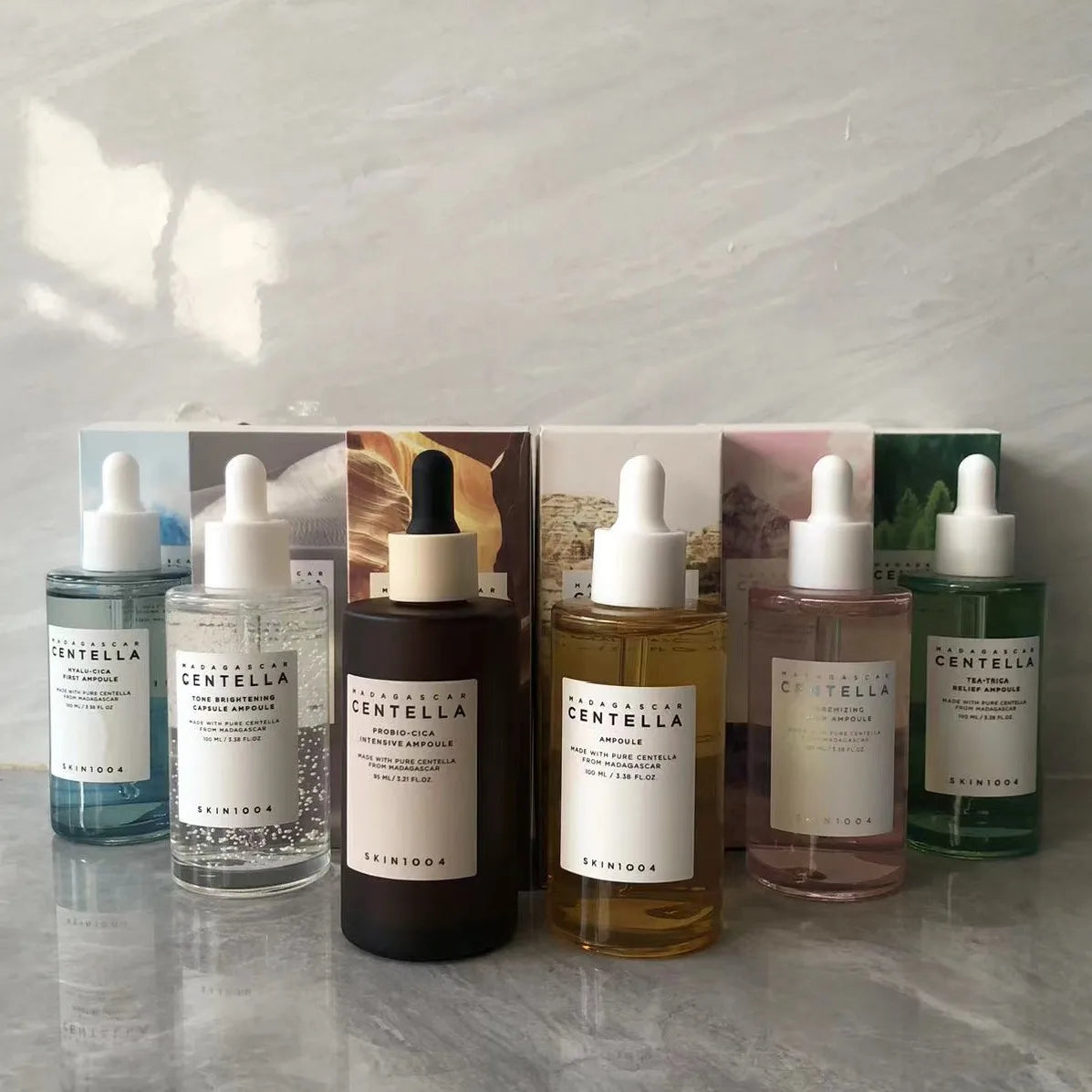SKIN1004 Madagascar Centella Ampoule Korean Face Serum Centella Asiatica Hydrating Repair Soothing Sensitive Skin Essence Liquid