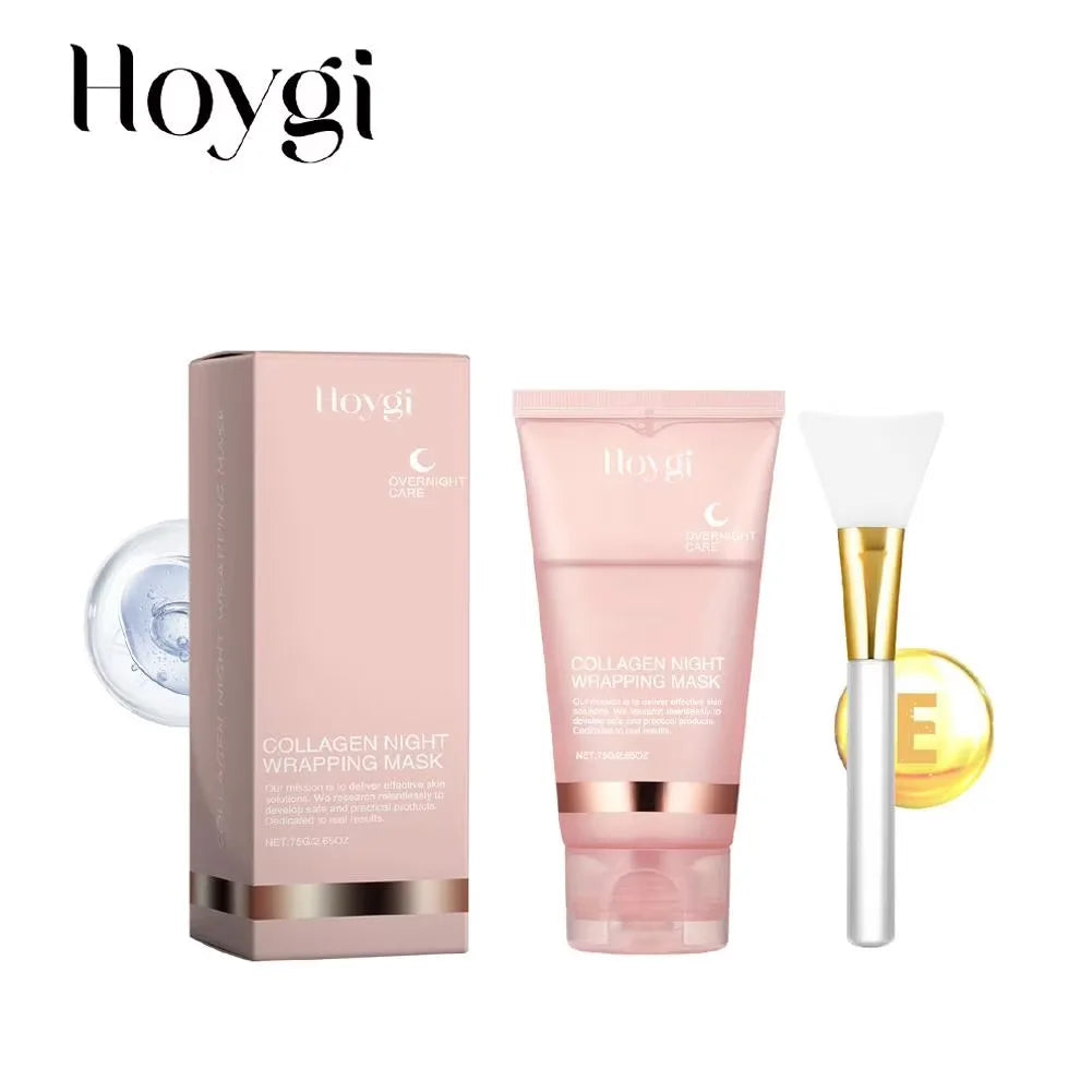 Collagen Tear-Off Mask Overnight Wrapping Mask Deeply Hydrates Reduces Sagging Dullness Moisturize Firming Mask Korean Skin Care