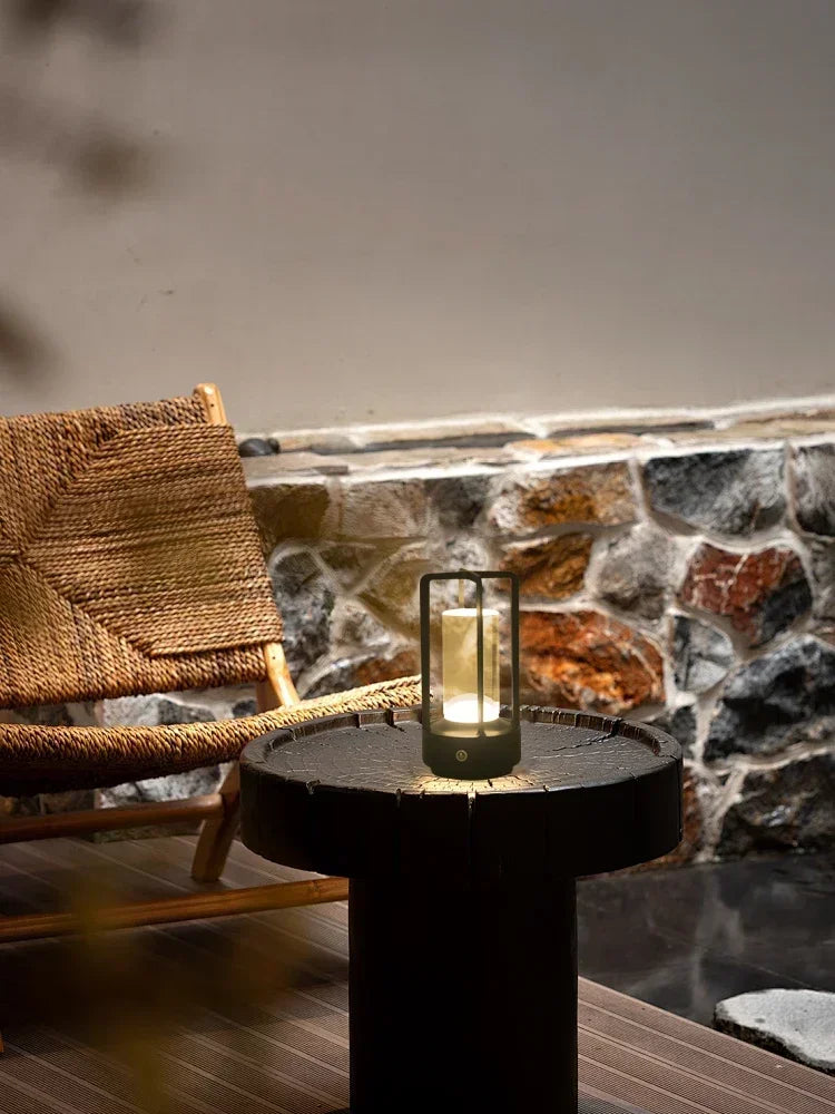 HOMEFISH Night Light Black Gold Silver Table Lamp Touch USB Charging Ambient Light Suitable for Bedrooms Living Rooms