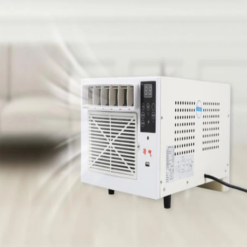Desktop Air Conditioner Household Air Cooler Mini Air Conditioning With Remote Control LED Control Panel 12-Hour Timer