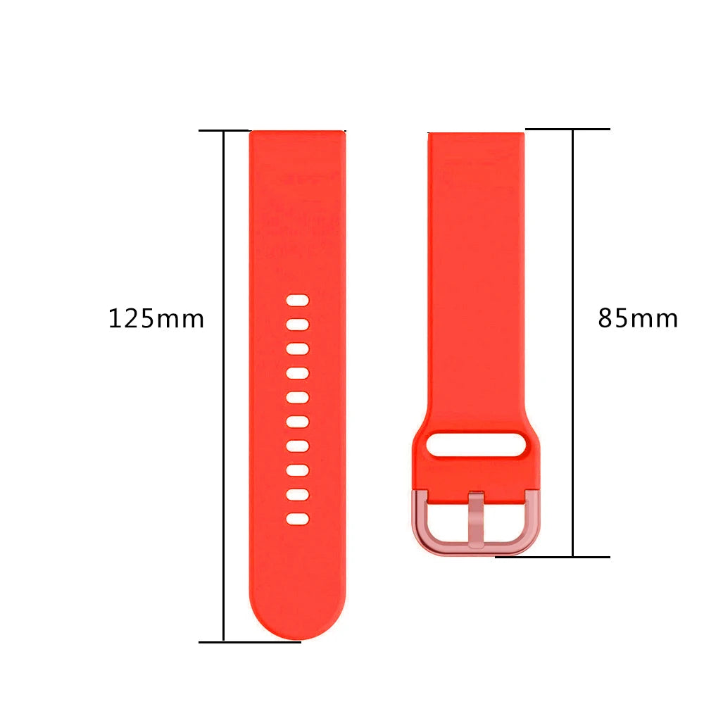 Strap For Amazfit GTS 2/4/3/GTS 2/4 Mini/GTR 4/2/2e 20mm/22mm Watch Silicone Sport Bracelet Amazfit bip 5 3/S/u pro Series band