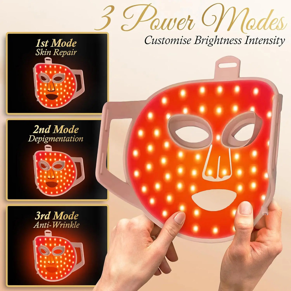 Wireless LED Mask 7 Color LED Silicone Face Mask Skin Firming Anti Aging Rejuvenation Beauty Mask Machine