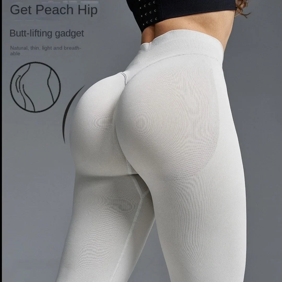 1DF-0LO 1YNE-0GO Women Impact Yoga Leggings, Seamless Butt Lifting Athletic Pants for Gym Running Training