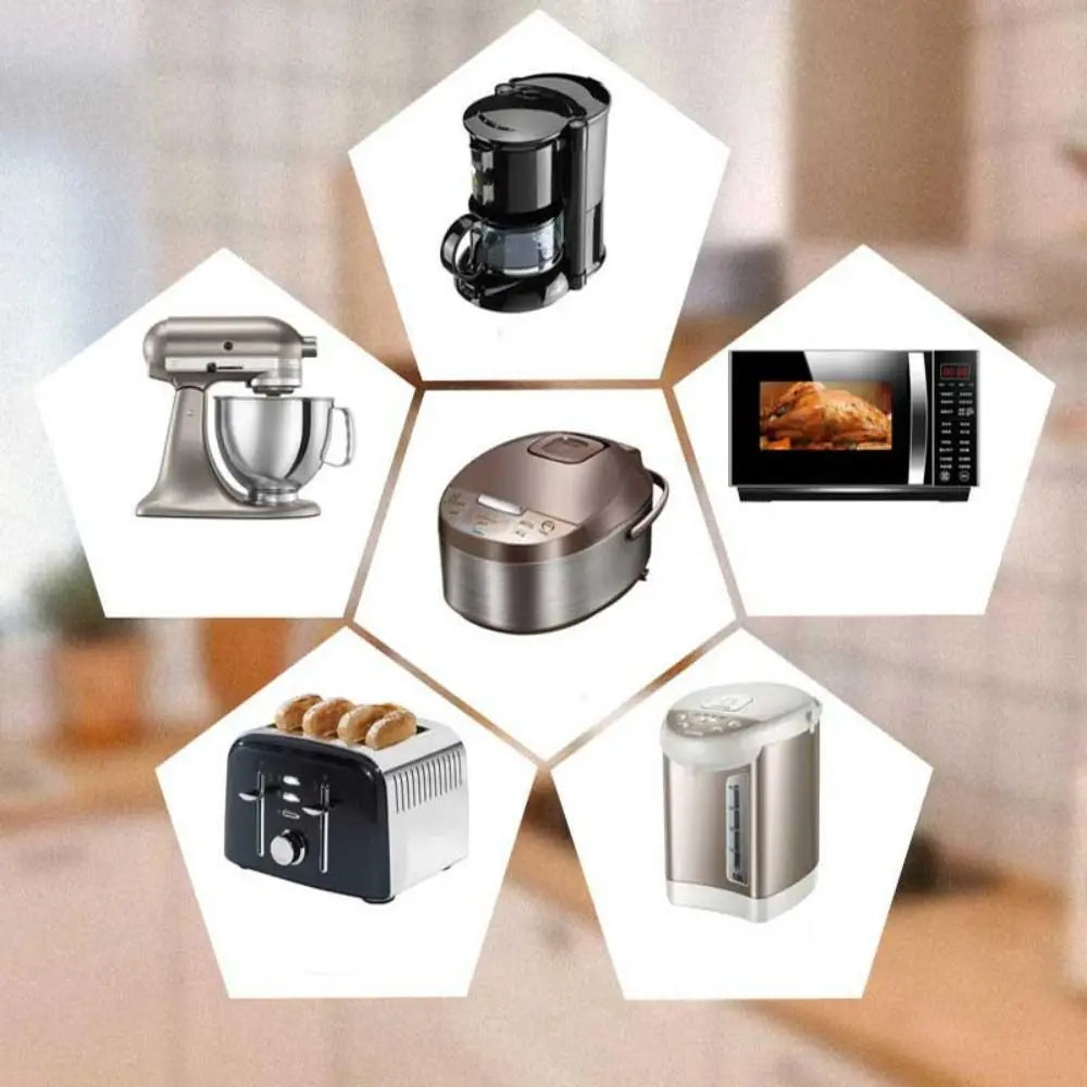 Kitchen Appliances Cable Management Clips Kitchen Wall Hanging Cord Winder Organizer Bobbin Winder Wire Fixer Clips Holder