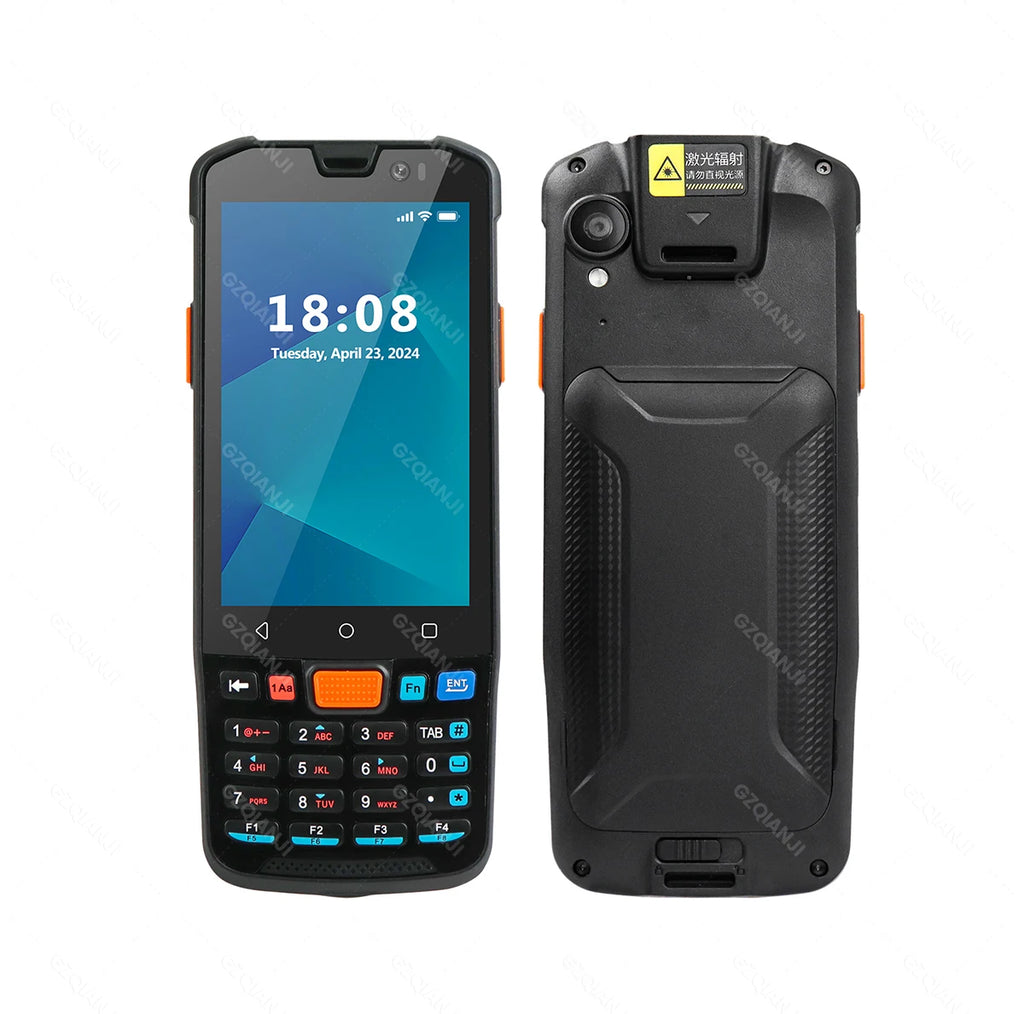 4G64 PDA Android Handheld Terminal Bluetooth Barcode Scanner 1D 2D QR Portable Data Collector Terminal Device With 4G GPS 3G32G