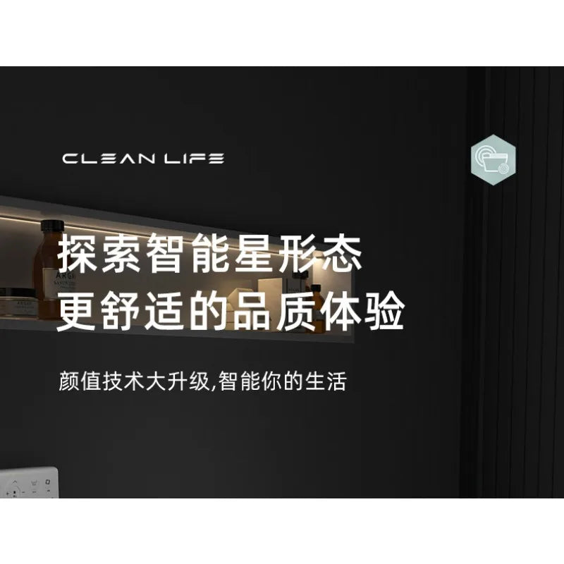 Egg-shaped smart toilet seat, fully automatic integrated household waterless pressure toilet, very practical